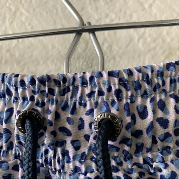 ALL FENIX Australia Pebble Leopard Abstract Print Short Blue Men Swim Trunks XL - Picture 4 of 12